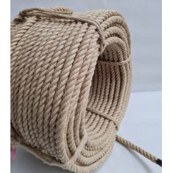 Bobine de cordage chanvre naturel