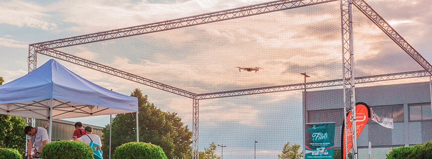 Filets de protection pour drones