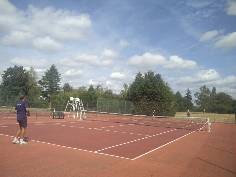 Filet de tennis tressé avec bandes PVC et barres de cadrage - Sodex