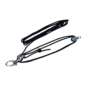 Système de tension renforcé pour voile d'ombrage - poulies doubles