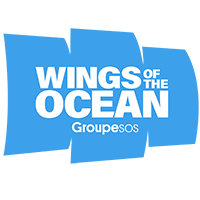 Logo Wings of the Ocean, association de dépollution des océans français