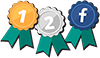 médailles des prix du concours
